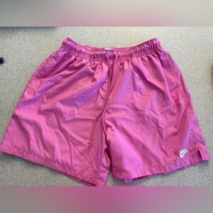 Nike Men’s Pink Swim Trunks – Size L, Like New